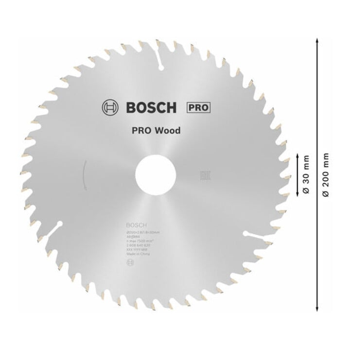 Bosch Kreissägeblatt Optiline Wood für Handkreissägen 200 x 30 x 2,8 mm 48