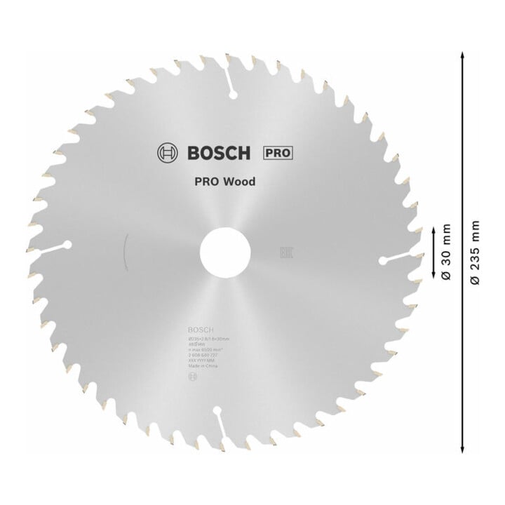 Bosch Kreissägeblatt Optiline Wood für Handkreissägen 235 x 30/25 x 2,8 mm 48