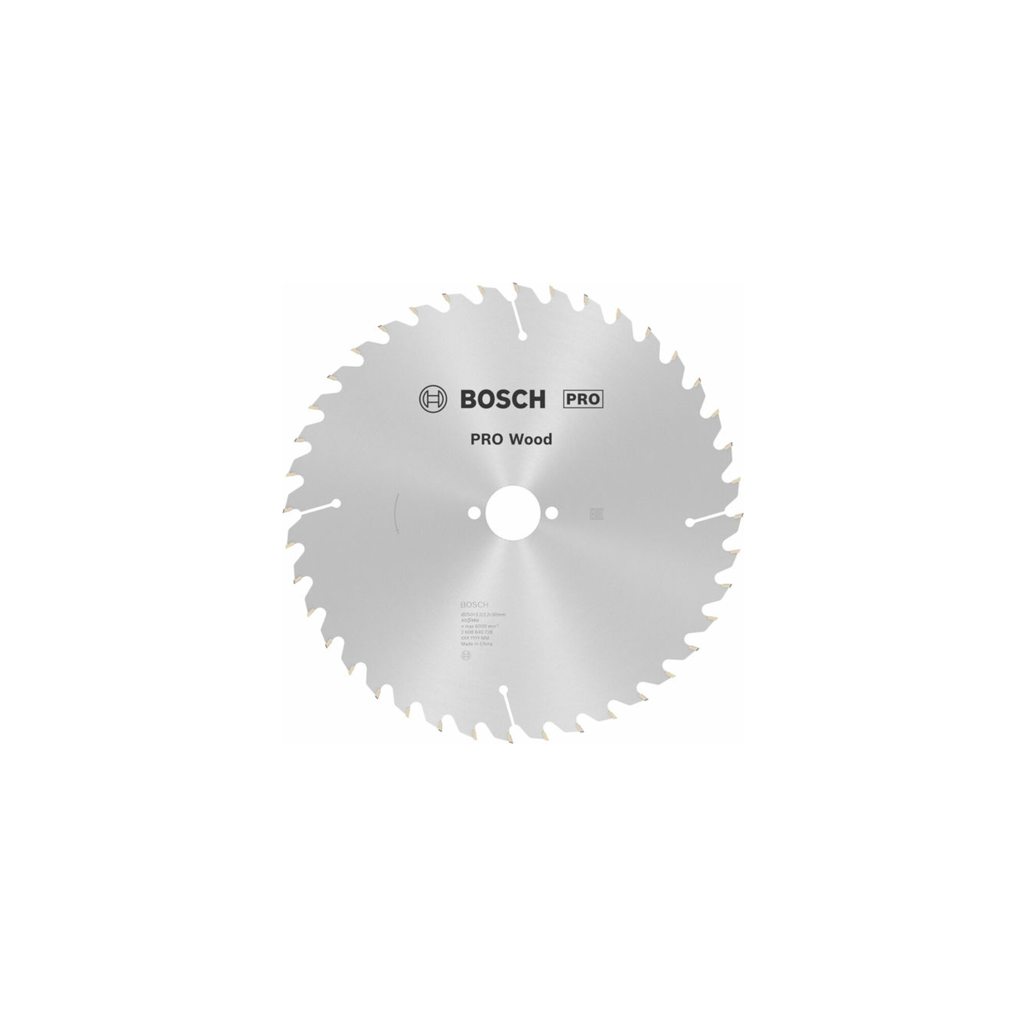 BOSCH Kreissägeblatt Optiline Wood für Handkreissägen 250 x 30 x 3,2 mm 40