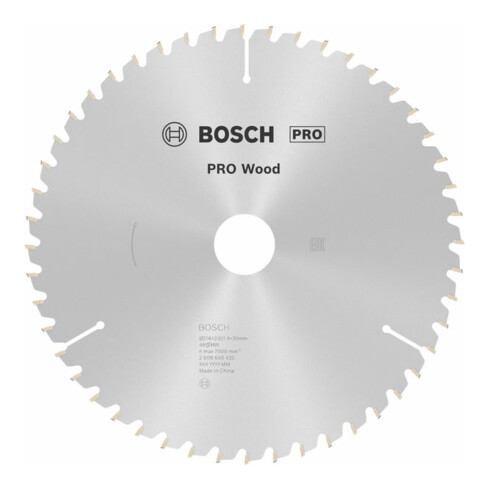 Bosch Kreissägeblatt Optiline Wood für Kapp- und Gehrungssägen 216 x 30 x 2,0 mm 48
