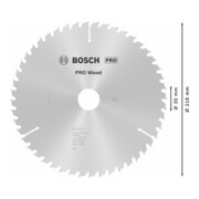 Bosch Kreissägeblatt Optiline Wood für Kapp- und Gehrungssägen 216 x 30 x 2,0 mm 48-5