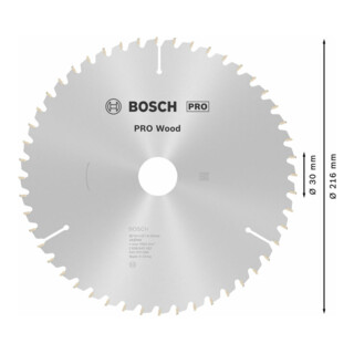 Bosch Kreissägeblatt Optiline Wood für Kapp- und Gehrungssägen