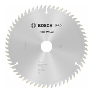 Bosch Kreissägeblatt Optiline Wood Für Kapp- Und Gehrungssägen 216 X 30 X 2, 0 Mm 60