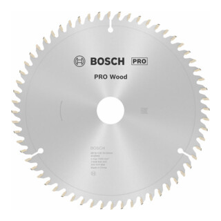 Bosch Kreissägeblatt Optiline Wood für Kapp- und Gehrungssägen, 216 x 30 x 2,8 mm, Körnung: 60