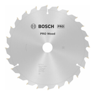 Bosch Kreissägeblatt Optiline Wood Für Kapp- Und Gehrungssägen 254 X 30 X 2, 0 Mm 24