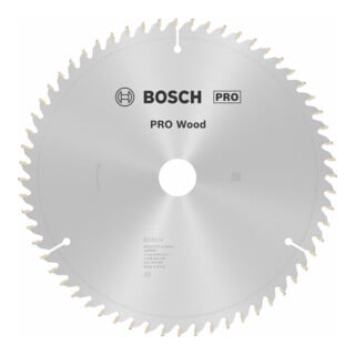 Bosch Kreissägeblatt Optiline Wood für Kapp- und Gehrungssägen 254 x 30 x 2,0 mm 60