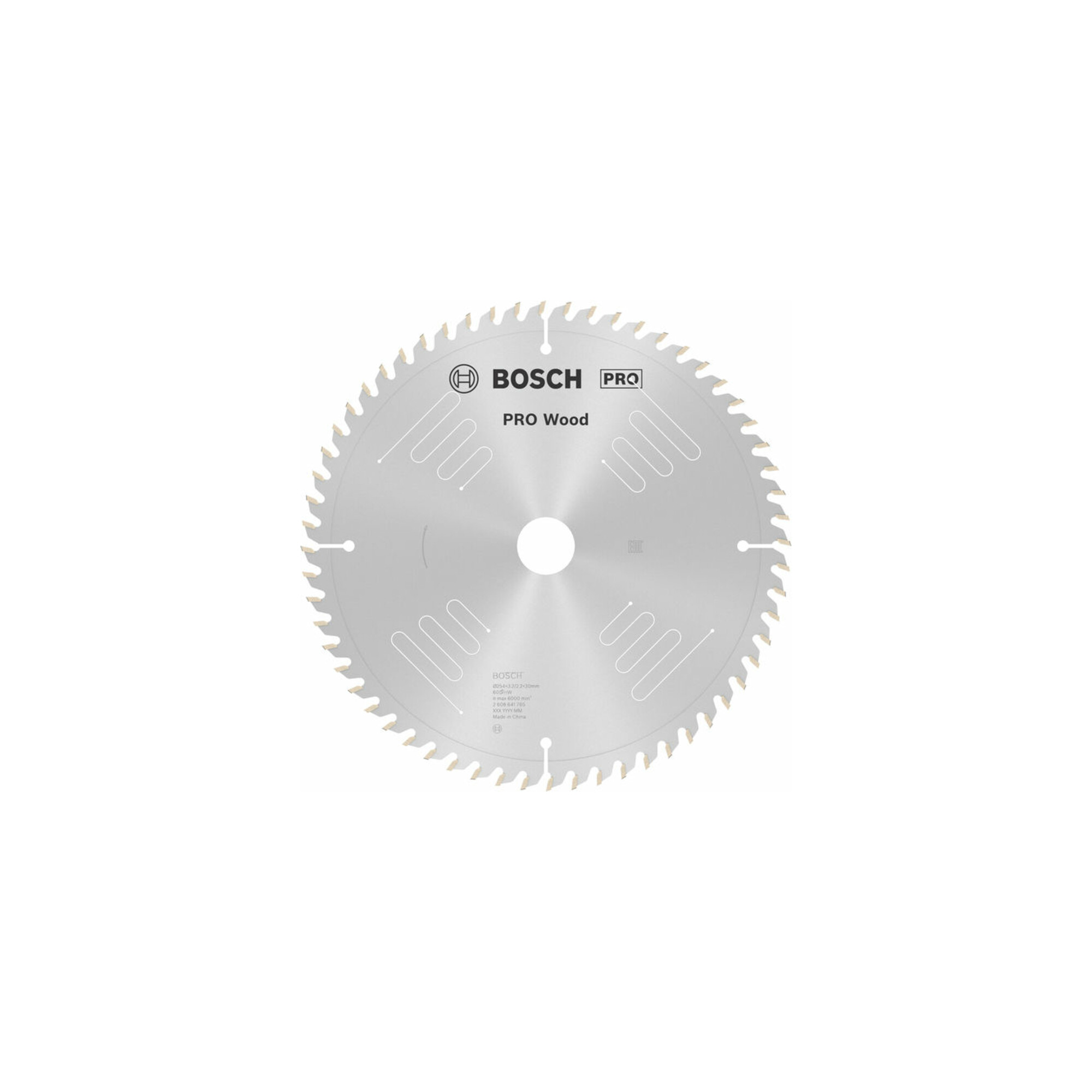 BOSCH Kreissägeblatt Optiline Wood für Kapp- und Gehrungssägen 254 x 30 x 3,2 mm 60