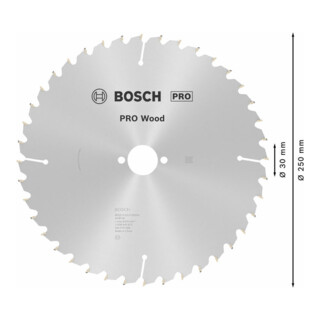 Bosch Kreissägeblatt Standard Holz Für Tischkreissäge 30 mm