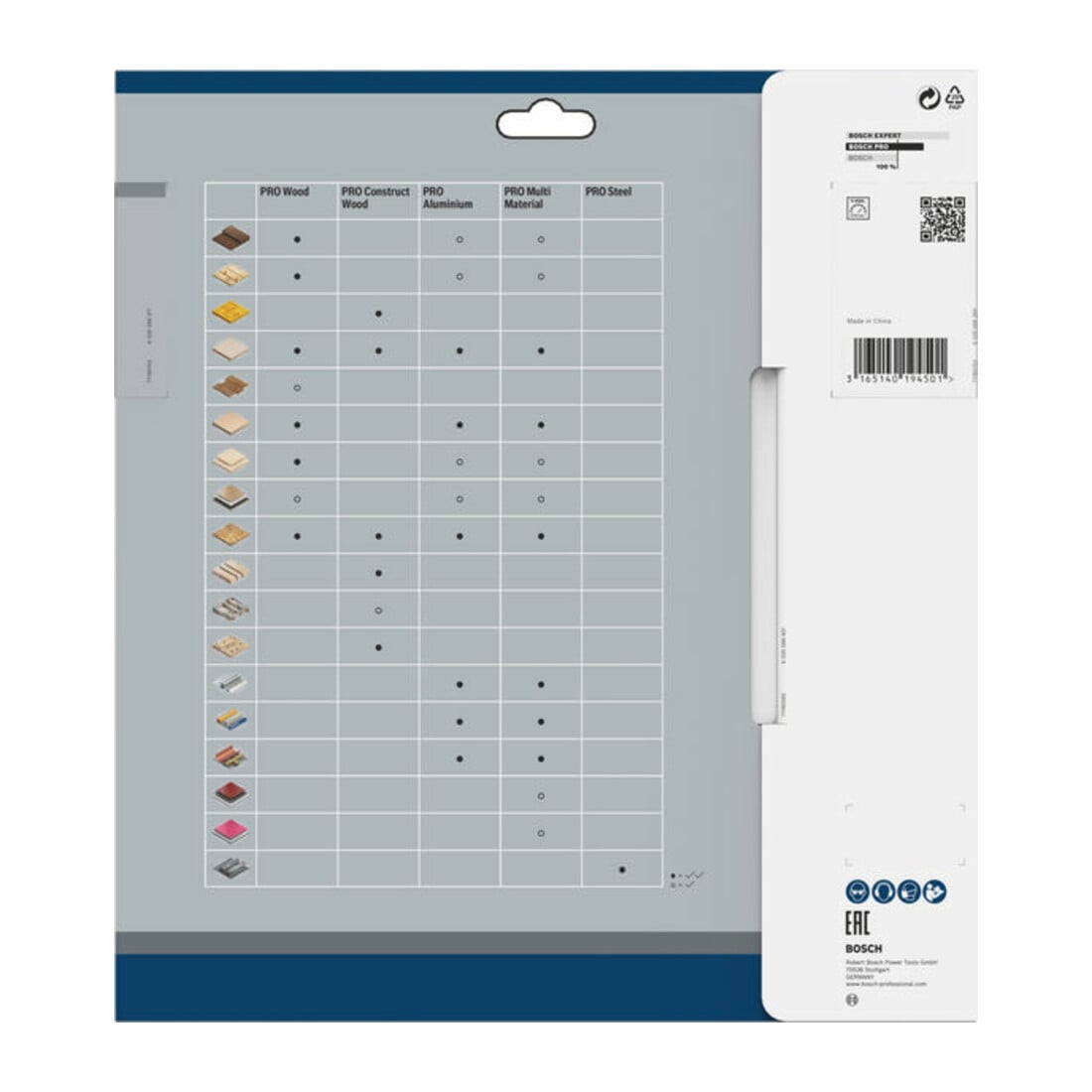 Bosch Kreissägeblatt Optiline Wood für Tischkreissägen 250 x 30 x 3,2 mm 80