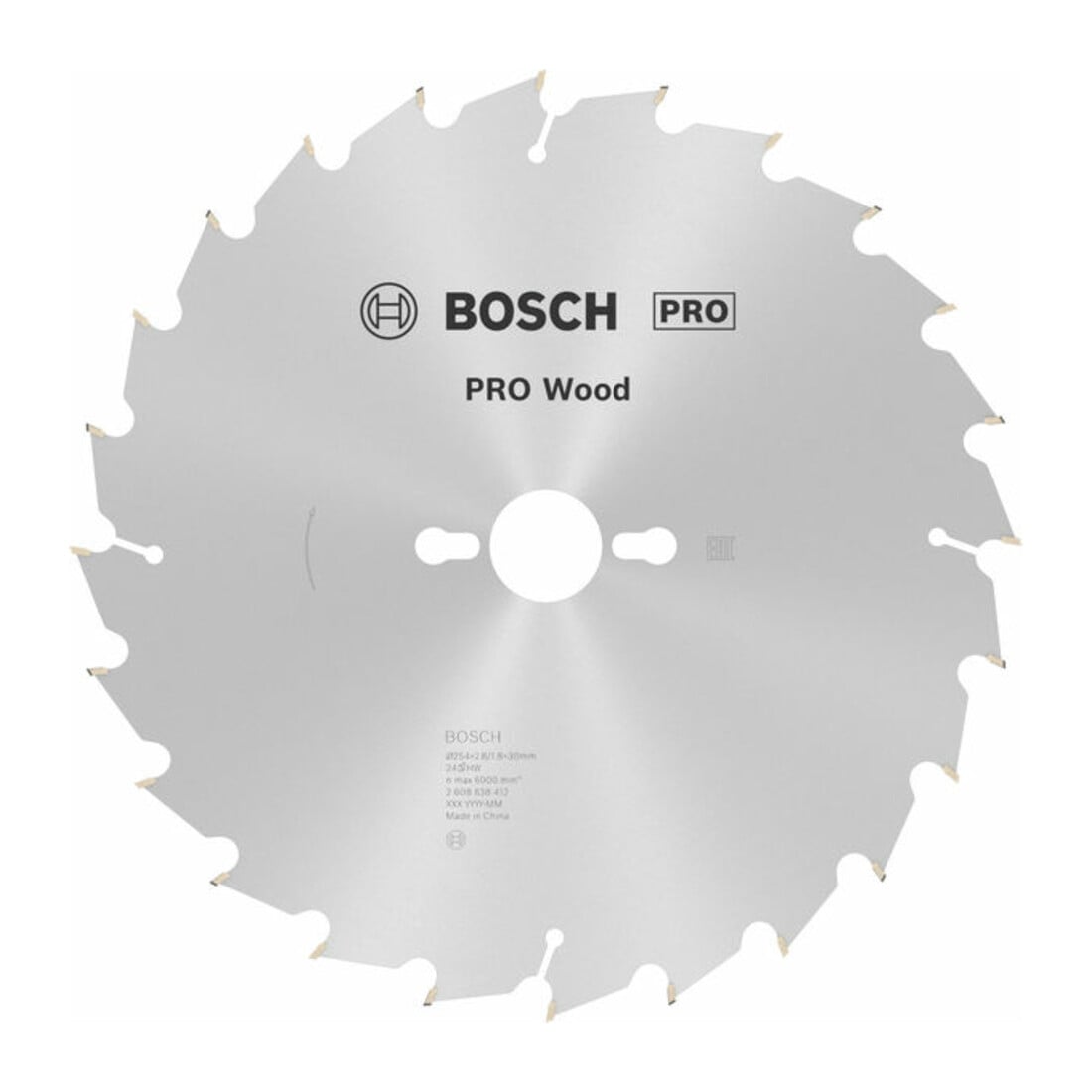 Bosch Kreissägeblatt Optiline Wood Kreissägeblatt 254 x 2,6/1,6 x 30, 24 Zähne