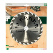 Bosch Kreissägeblatt PRECISION D= 210 mm, Bohrung= 30 mm, Z= 24-2