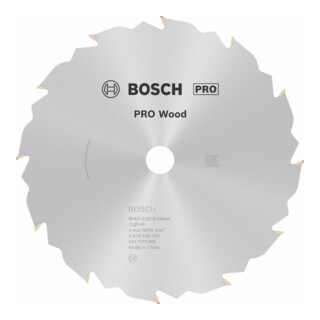 Bosch Kreissägeblatt Standard Holz Für Handkreissäge