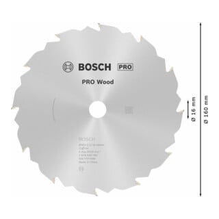 Bosch Kreissägeblatt Standard Holz Für Handkreissäge