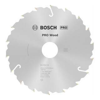 Bosch Kreissägeblatt Speedline Wood 165 x 30 x 2,2 mm 18