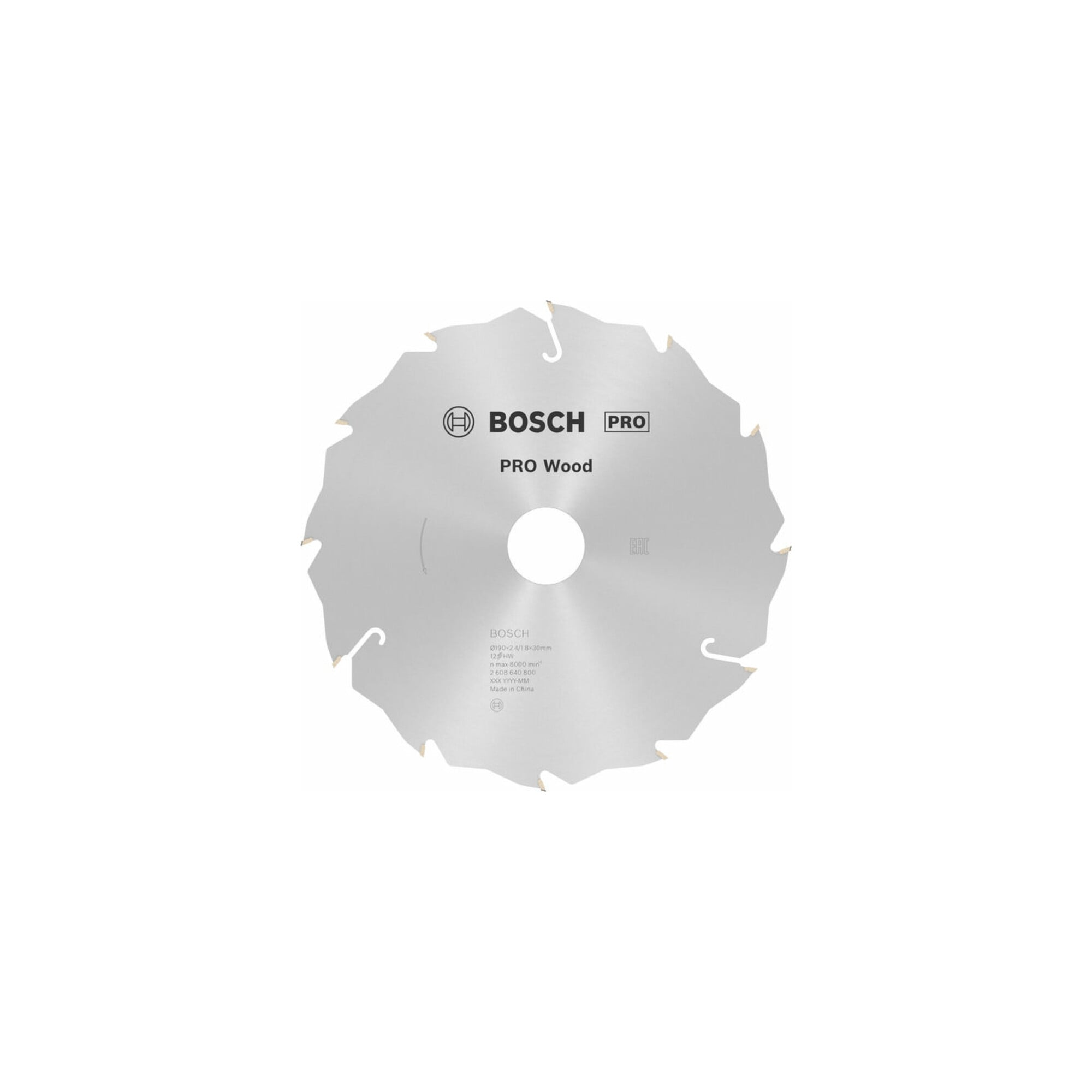 BOSCH Kreissägeblatt Speedline Wood 190 x 30 x 2,4 mm 12