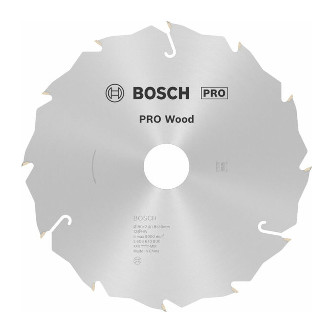 Bosch Kreissägeblatt Speedline Wood 190 x 30 x 2,4 mm 12