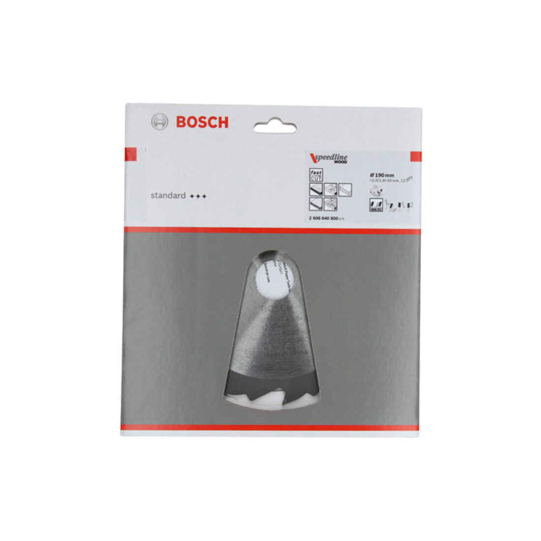 Bosch Kreissägeblatt Speedline Wood 190 x 30 x 2,4 mm 12