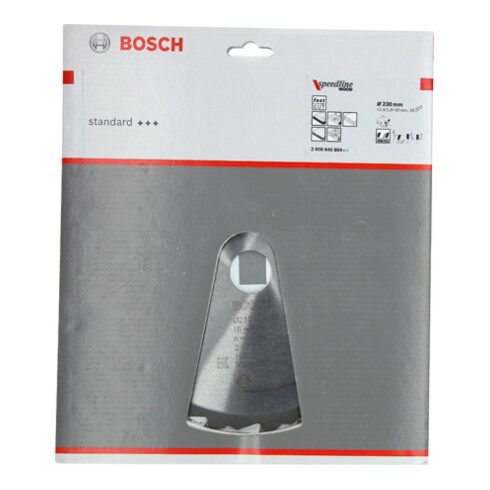 Bosch Kreissägeblatt Speedline Wood 230 x 30 x 2,4 mm 18