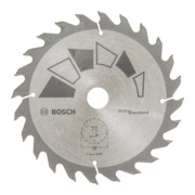 Bosch Kreissägeblatt STANDARD D= 160 mm, Bohrung= 20 mm, Z= 24