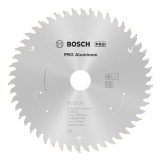Bosch Kreissägeblatt Standard for Aluminium für Akku-Tauch- und Handkreissägen sowie Akku-Metallsägen