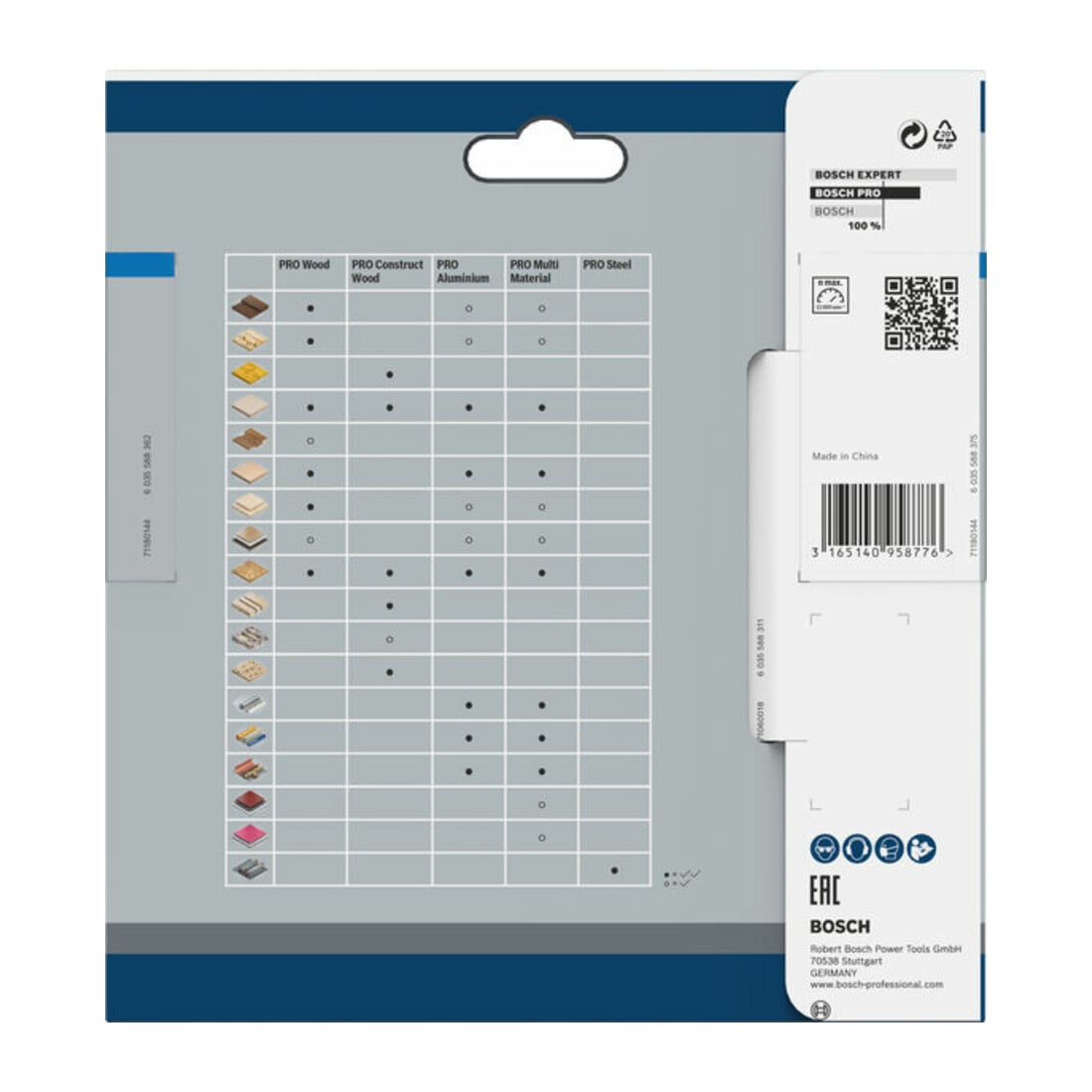 Bosch Kreissägeblatt Standard for Aluminium für Akkusägen 140x1.6/1.1x20, 50 Zähne