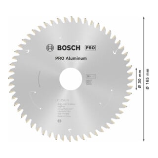Bosch Kreissägeblatt Standard for Aluminium für Akku-Tauch- und Handkreissägen sowie Akku-Metallsägen