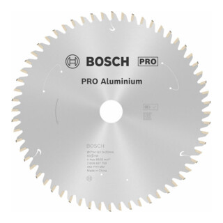 Bosch Kreissägeblatt Standard for Aluminium für Akku-Tauch- und Handkreissägen sowie Akku-Metallsägen