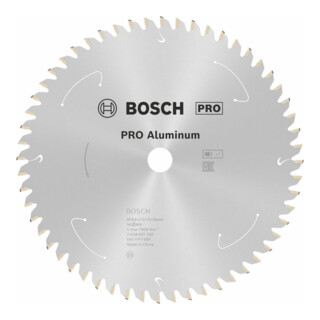 Bosch Kreissägeblatt Standard for Aluminium für Akkusägen 184x2/1.5x16, 56 Zähne