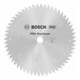 Bosch Kreissägeblatt Standard for Aluminium für Akkusägen 184x2/1.5x16, 56 Zähne