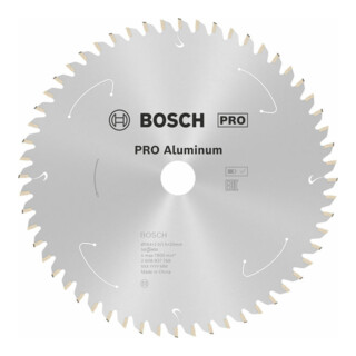 Bosch Kreissägeblatt Standard for Aluminium für Akkusägen 184x2/1.5x20, 56 Zähne