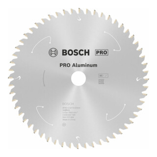 Bosch Kreissägeblatt Standard for Aluminium für Akkusägen 190x2/1.5x20, 56 Zähne