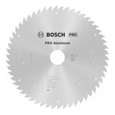 Bosch Kreissägeblatt Standard for Aluminium für Akku-Tischkreissägen