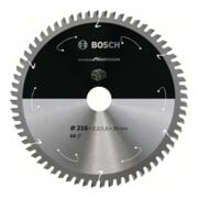 Bosch Kreissägeblatt Standard for Aluminium für Akkusägen 216x2.2/1.6x30, 64 Zähne