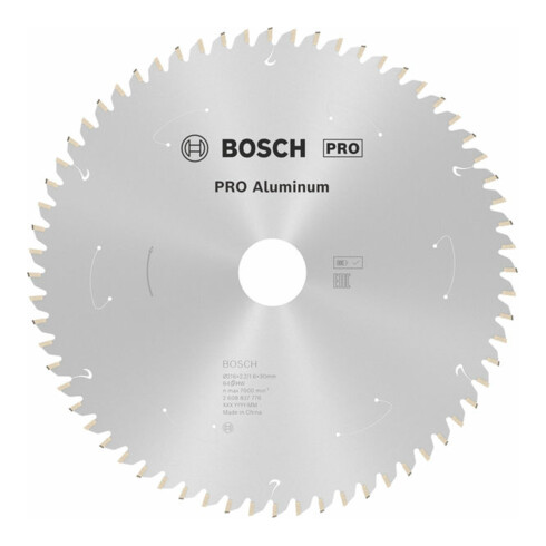 Bosch Kreissägeblatt Standard for Aluminium für Akkusägen 216x2.2/1.6x30, 64 Zähne