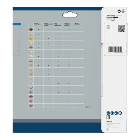 Bosch Kreissägeblatt Standard for Aluminium für Akkusägen 216x2.2/1.6x30, 64 Zähne