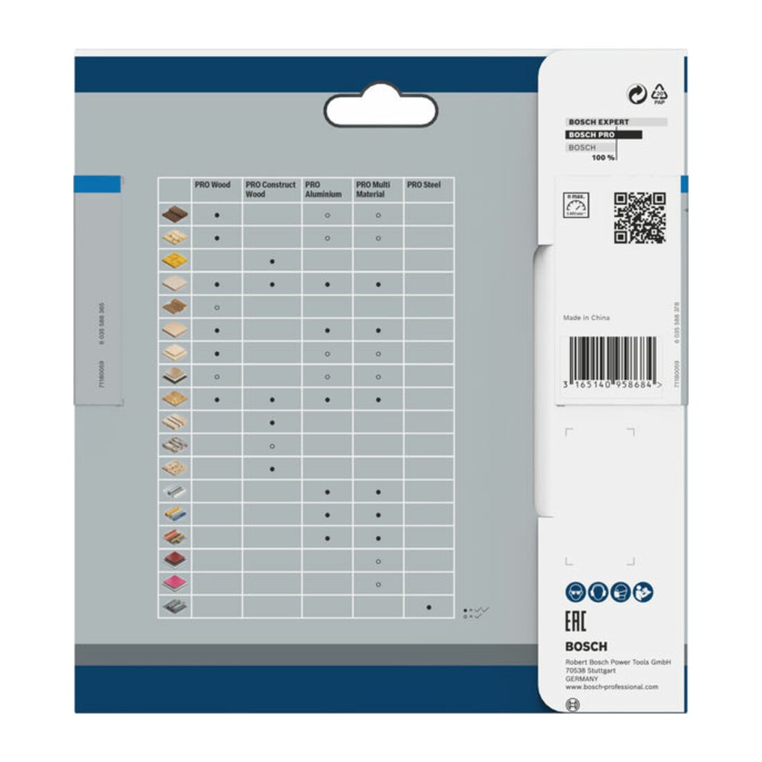 Bosch Kreissägeblatt Standard for Steel für Akkusägen 136 x 1,6/1,2 x 20 30 Zähne