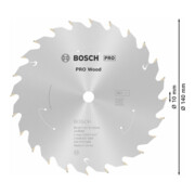 Bosch Kreissägeblatt Standard for Wood für Akkusägen 140x1.5/1x10, 24 Zähne-4