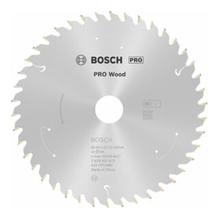 Bosch Kreissägeblatt Standard for Wood für Akkusägen 140x1.5/1x20, 42 Zähne