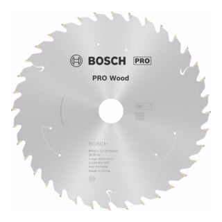 Bosch Kreissägeblatt Standard for Wood für Akkusägen 160x1.5/1x20, 36 Zähne