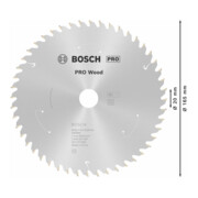 Bosch Kreissägeblatt Standard for Wood für Akkusägen 165x1.5/1x20, 48 Zähne-2