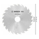 Bosch Kreissägeblatt Standard for Wood für Akkusägen 165x1.5/1x30, 24 Zähne