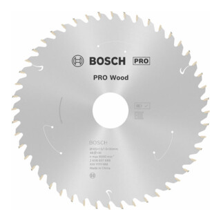 Bosch Kreissägeblatt Standard for Wood für Akkusägen 165x1.5/1x30, 48 Zähne