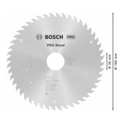 Bosch Kreissägeblatt Standard for Wood für Akkusägen 165x1.5/1x30, 48 Zähne-5