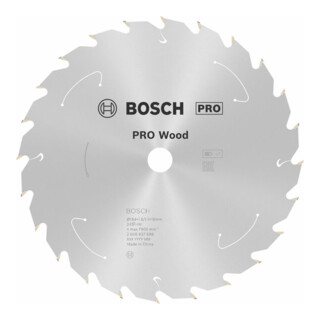 Bosch Kreissägeblatt Standard for Wood für Akkusägen 184x1.6/1.1x16, 24 Zähne