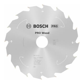 Bosch Kreissägeblatt Standard for Wood für Akkusägen 190x1.6/1.1x30, 16 Zähne