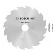 Bosch Kreissägeblatt Standard for Wood für Akkusägen 190x1.6/1.1x30, 16 Zähne-5