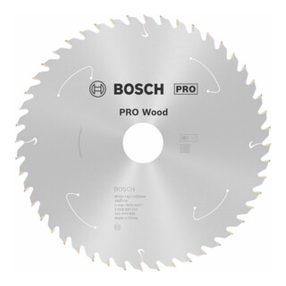 Bosch Kreissägeblatt Standard for Wood für Akkusägen 190x1.6/1.1x30, 48 Zähne