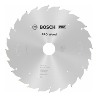Bosch Kreissägeblatt Standard for Wood für Akkusägen 210x1.7/1.2x30, 24 Zähne