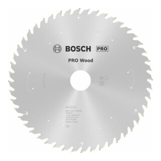 Bosch Kreissägeblatt Standard for Wood für Akkusägen 210x1.7/1.2x30, 48 Zähne