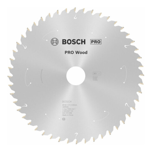 Bosch Kreissägeblatt Standard for Wood für Akkusägen  216 x 1,7/1,2 x 30 48 Zähne